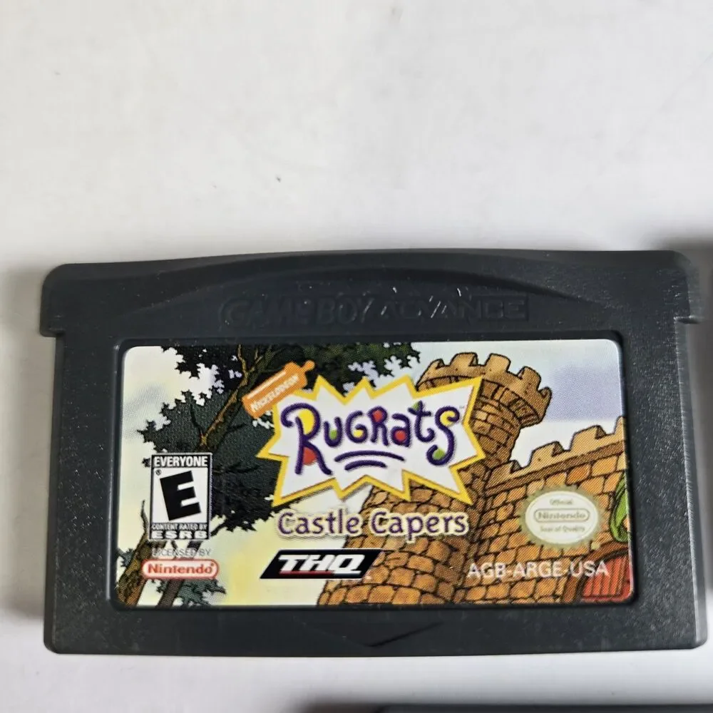 Game Boy Advance GBA 3-Game Lot | Rugrats Castle Capers, Iridion 3D, Madden 2005